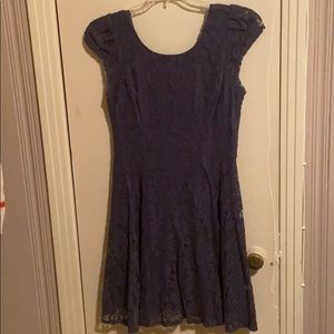 *SOLD* Blue Lace Dress